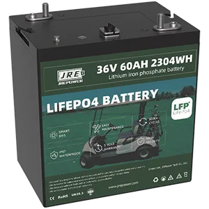 36V 60Ah 2304Wh LFP LiFePo4 Golf Cart Battery
