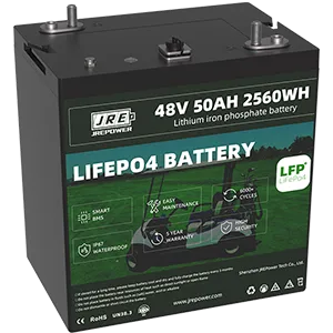 48V 50Ah 2560Wh LFP LiFePo4 Golf Cart Battery