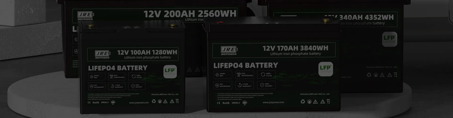 12V 40Ah 12V Deep Cycle Battery Energy Storage Battery