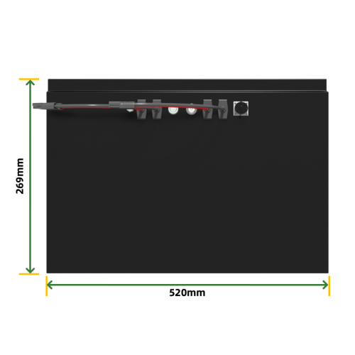 24V 200Ah 5120Wh LFP LiFePo4 Forklift and Engineering Vehicle Batteries