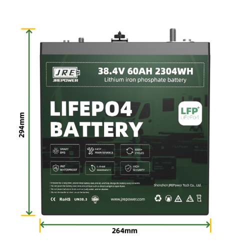 36V 60Ah 2304Wh LFP LiFePo4 Energy Storage Battery