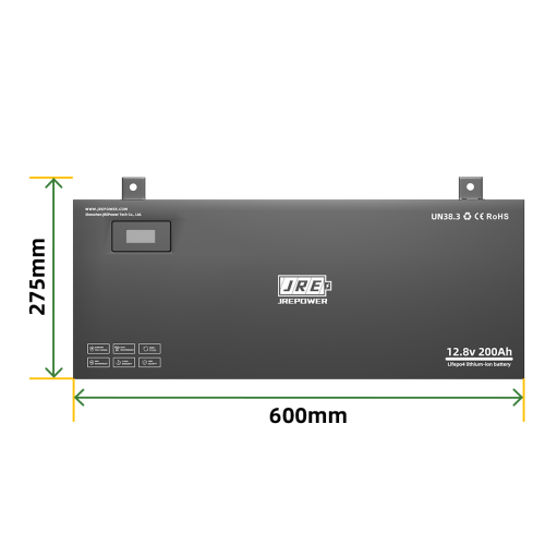 12V 200Ah 2560Wh LFP LiFePo4 RV Battery