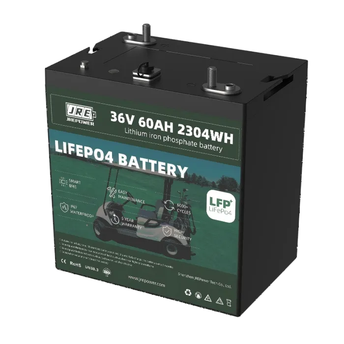 36V 60Ah 2304Wh LFP LiFePo4 Golf Cart Battery