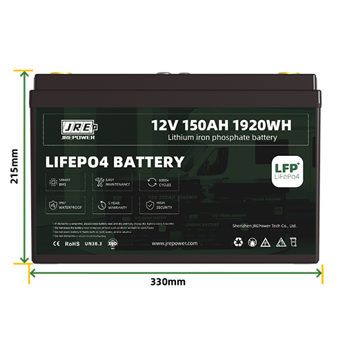 12V 150Ah 12V Deep Cycle Battery Energy Storage Battery