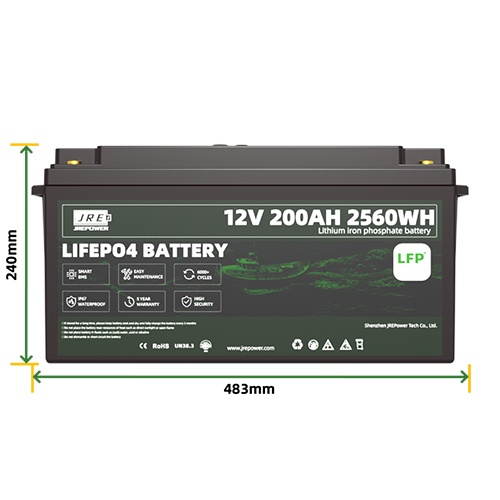 12V 200Ah 12V Deep Cycle Battery Energy Storage Battery