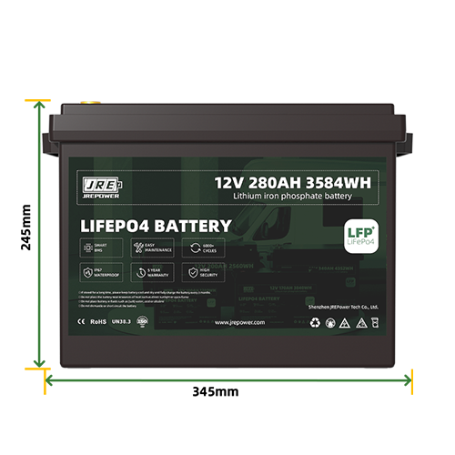 12V 280Ah 12V Deep Cycle Battery Energy Storage Battery