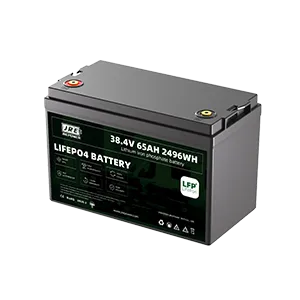 38.4V 65Ah 2496Wh LFP LiFePo4 Energy Storage Battery